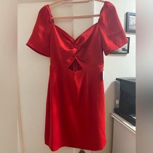 REVOLVE About Us Red Mini Dress Short